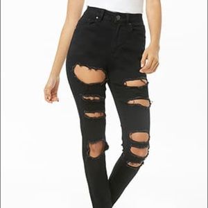 Black Ripped Jeans